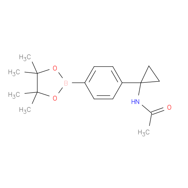 4-(1-Acetamidocyclopropyl)phenylboronic acid, pinacol ester