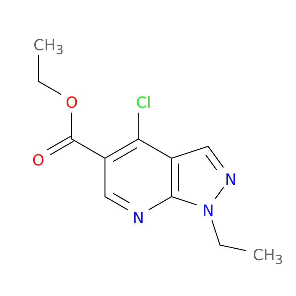 ethyl 4-chloro-1-ethyl-1H-pyrazolo[3,4-b]pyridine-5-carboxylate