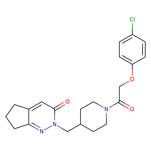 2-({1-[2-(4-chlorophenoxy)acetyl]piperidin-4-yl}methyl)-2H,3H,5H,6H,7H-cyclopenta[c]pyridazin-3-one