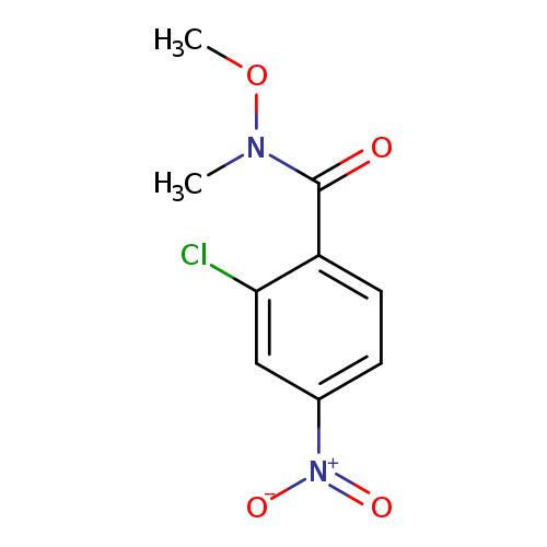 2-Chloro-n-methoxy-n-methyl-4-nitrobenzamide