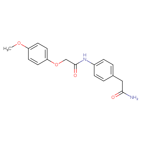 N-[4-(carbamoylmethyl)phenyl]-2-(4-methoxyphenoxy)acetamide