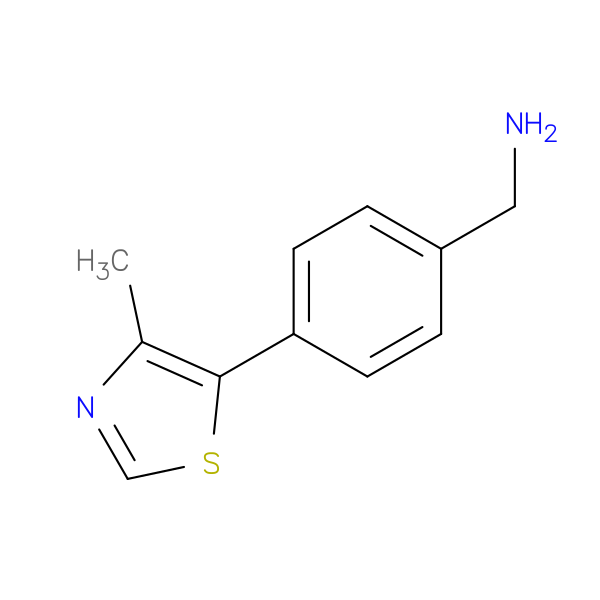 (4-(4-Methylthiazol-5-yl)phenyl)methanamine