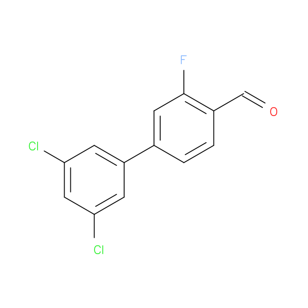 4-(3,5-Dichlorophenyl)-2-fluorobenzaldehyde