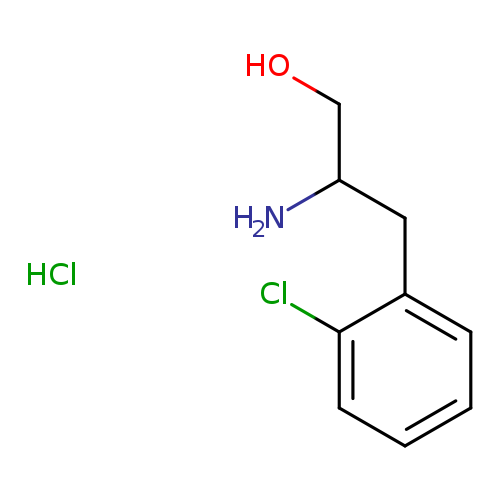 2-amino-3-(2-chlorophenyl)propan-1-olhydrochloride