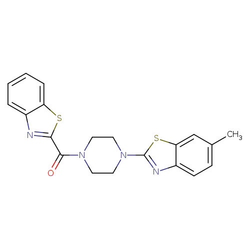 2-[4-(1,3-benzothiazole-2-carbonyl)piperazin-1-yl]-6-methyl-1,3-benzothiazole