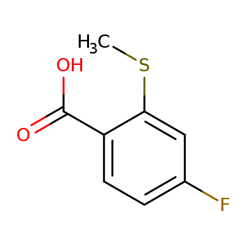 4-Fluoro-2-(methylsulfanyl)benzoic acid