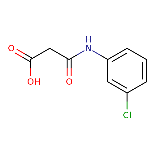 2-[(3-chlorophenyl)carbamoyl]acetic acid
