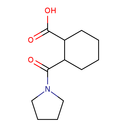 2-(Pyrrolidine-1-carbonyl)cyclohexanecarboxylic acid