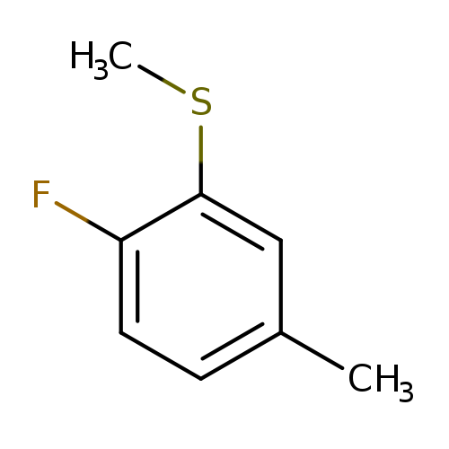 1-Fluoro-4-methyl-2-(methylsulfanyl)benzene