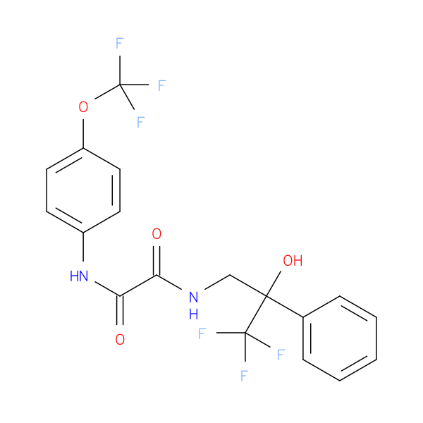 N-(3,3,3-trifluoro-2-hydroxy-2-phenylpropyl)-N'-[4-(trifluoromethoxy)phenyl]ethanediamide