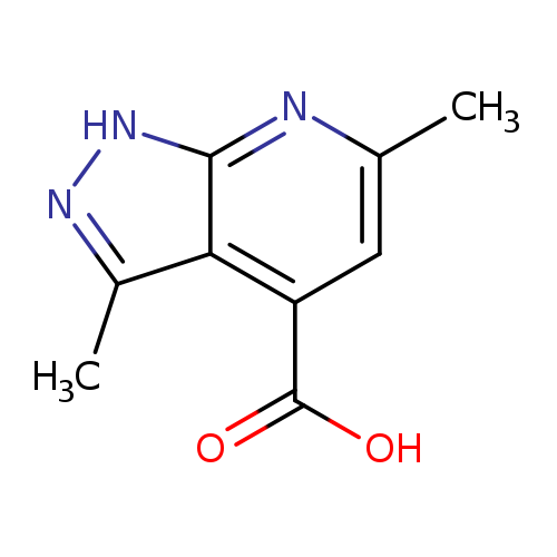 1H-Pyrazolo[3,4-b]pyridine-4-carboxylic acid, 3,6-dimethyl-