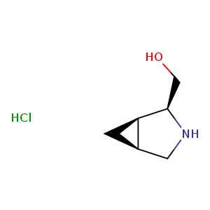 3-Azabicyclo[3.1.0]hexane-2-methanol, hydrochloride (1:1), (1R,2S,5S)-rel-