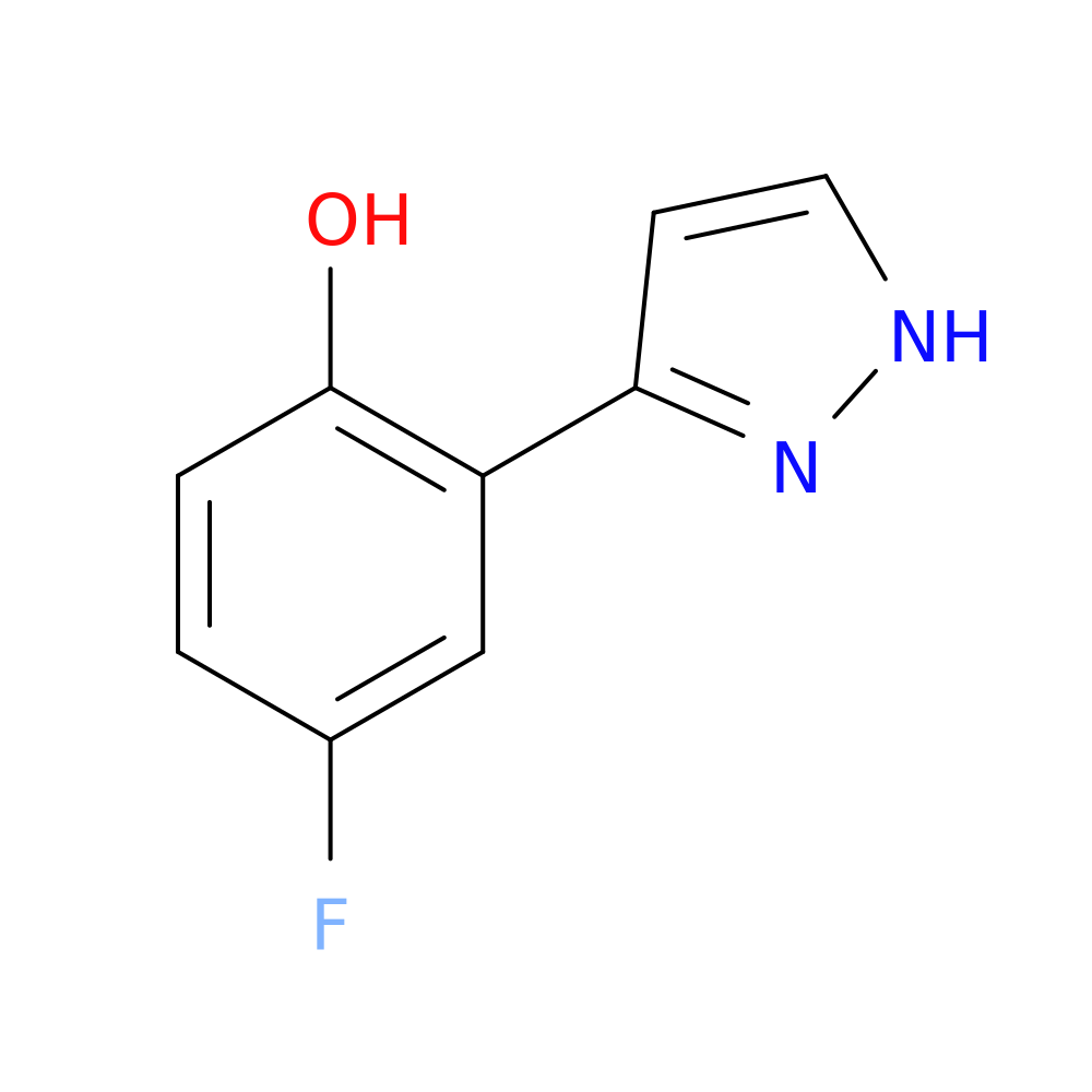 4-Fluoro-2-(1H-Pyrazol-3-Yl)Phenol