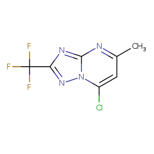 7-Chloro-5-methyl-2-(trifluoromethyl)-[1，2，4]triazolo[1，5-a]pyrimidine