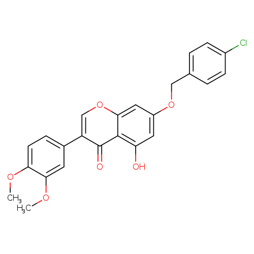 7-[(4-chlorophenyl)methoxy]-3-(3,4-dimethoxyphenyl)-5-hydroxy-4H-chromen-4-one