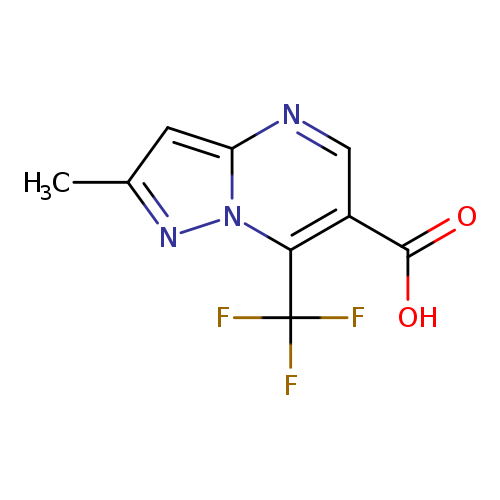 2-METHYL-7-(TRIFLUOROMETHYL)PYRAZOLO[1,5-A]PYRIMIDINE-6-CARBOXYLIC ACID