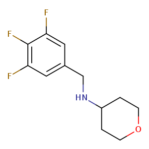 N-[(3,4,5-trifluorophenyl)methyl]oxan-4-amine