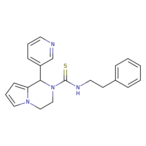 N-(2-phenylethyl)-1-(pyridin-3-yl)-1H,2H,3H,4H-pyrrolo[1,2-a]pyrazine-2-carbothioamide
