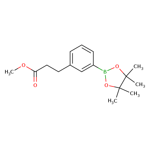 Methyl3-(3-(4,4,5,5-tetramethyl-1,3,2-dioxaborolan-2-yl)phenyl)propanoate