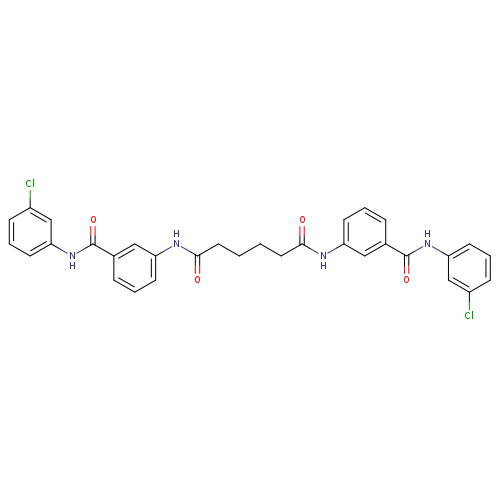 N~1~,N~6~-bis{3-[(3-chloroanilino)carbonyl]phenyl}hexanediamide
