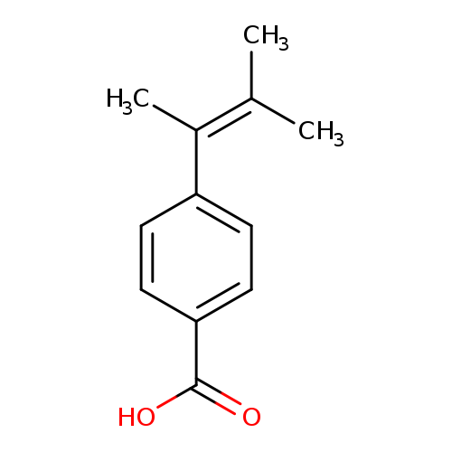 Benzoic acid, 4-(1,2-dimethyl-1-propenyl)- (9CI)