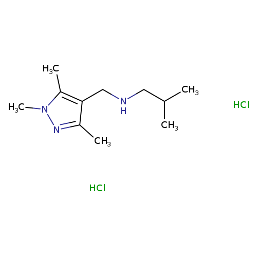 (2-methylpropyl)[(1,3,5-trimethyl-1H-pyrazol-4-yl)methyl]amine dihydrochloride