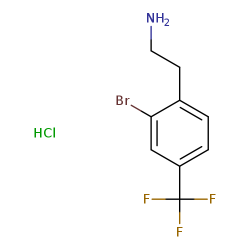2-[2-bromo-4-(trifluoromethyl)phenyl]ethan-1-amine hydrochloride