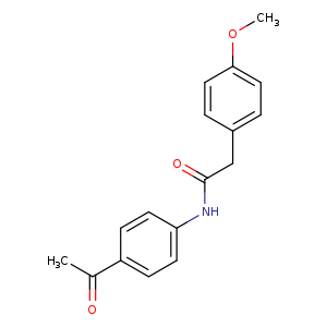N-(4-Acetylphenyl)-2-(4-methoxyphenyl)acetamide