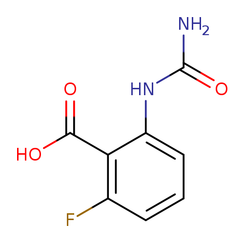 2-(carbamoylamino)-6-fluorobenzoic acid