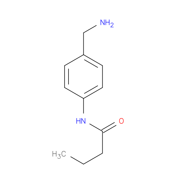 N-[4-(aminomethyl)phenyl]butanamide