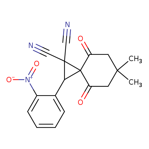 6,6-dimethyl-2-(2-nitrophenyl)-4,8-dioxospiro[2.5]octane-1,1-dicarbonitrile