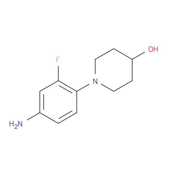 1-(4-Amino-2-fluorophenyl)piperidin-4-ol