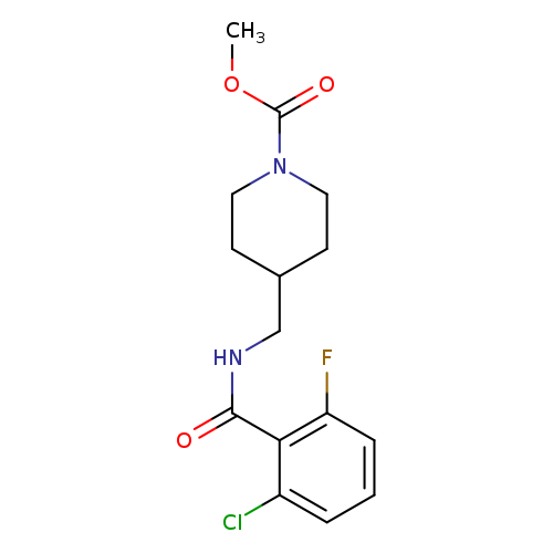 methyl 4-{[(2-chloro-6-fluorophenyl)formamido]methyl}piperidine-1-carboxylate