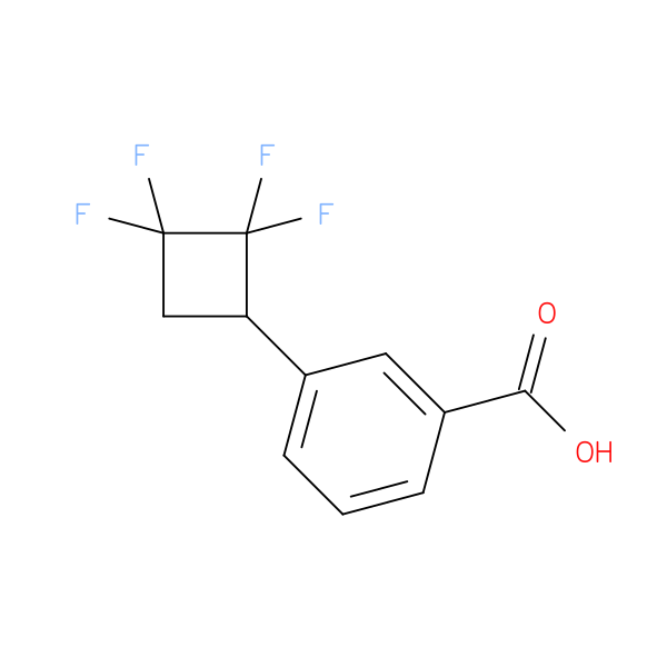 3-(2,2,3,3-tetrafluorocyclobutyl)benzoic acid