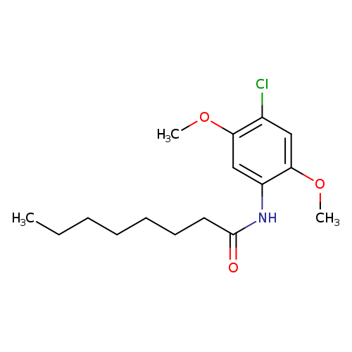 N-(4-chloro-2,5-dimethoxyphenyl)octanamide