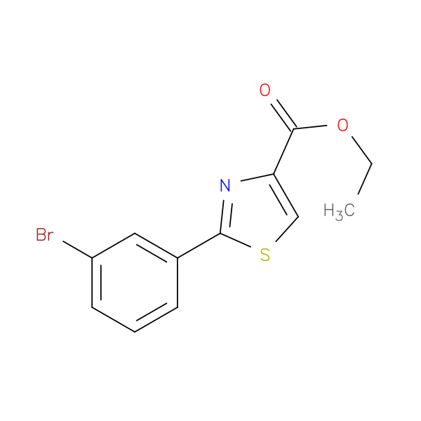 Ethyl 2-(3-bromophenyl)thiazole-4-carboxylate