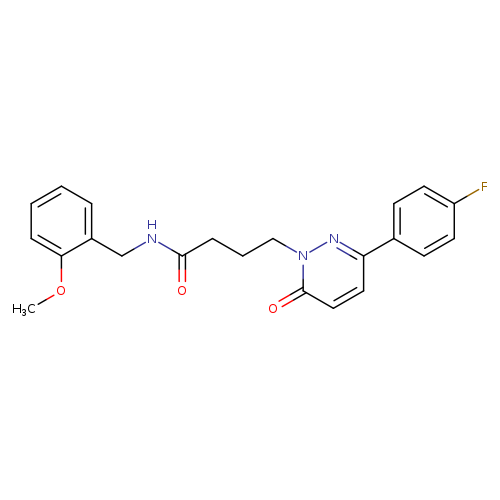 4-[3-(4-fluorophenyl)-6-oxo-1,6-dihydropyridazin-1-yl]-N-[(2-methoxyphenyl)methyl]butanamide