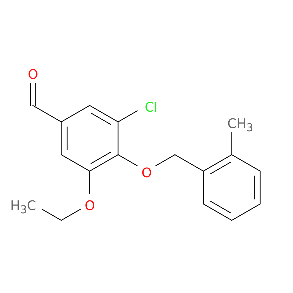 3-Chloro-5-ethoxy-4-((2-methylbenzyl)oxy)benzaldehyde
