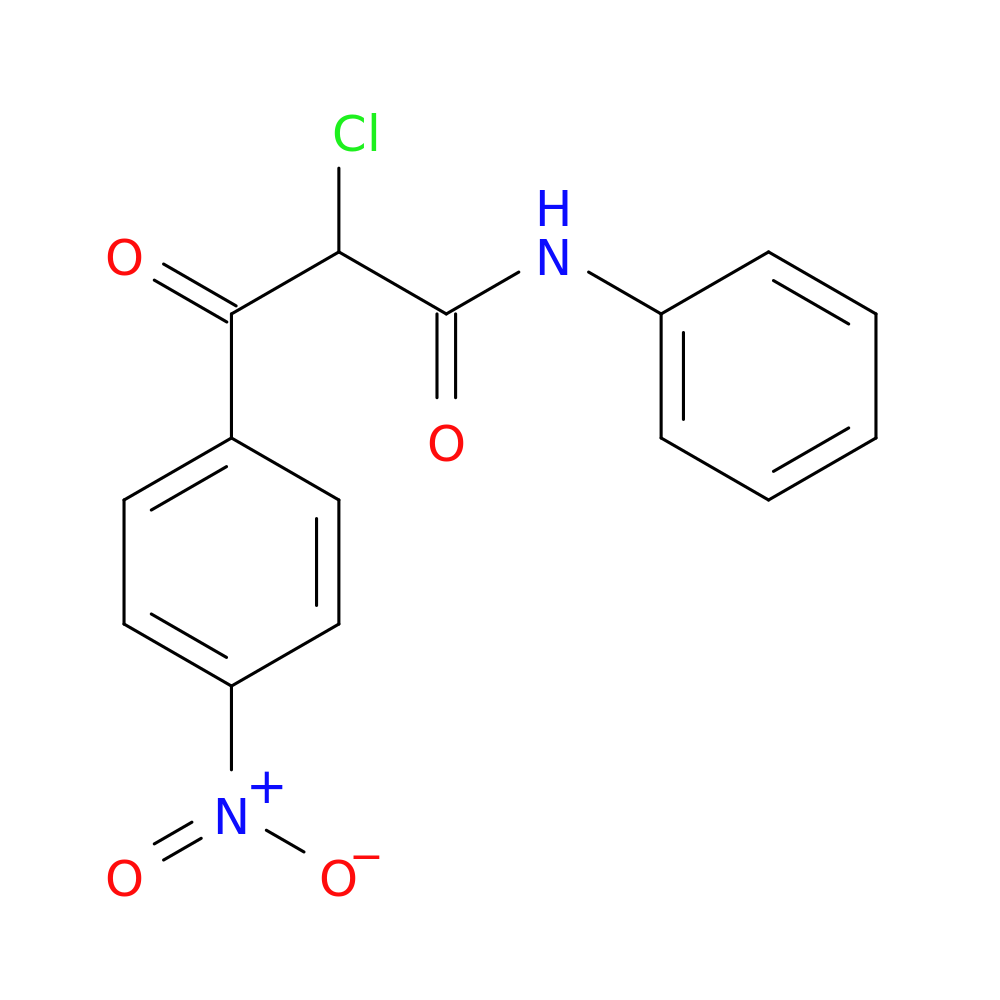 2-chloro-3-(4-nitrophenyl)-3-oxo-N-phenylpropanamide
