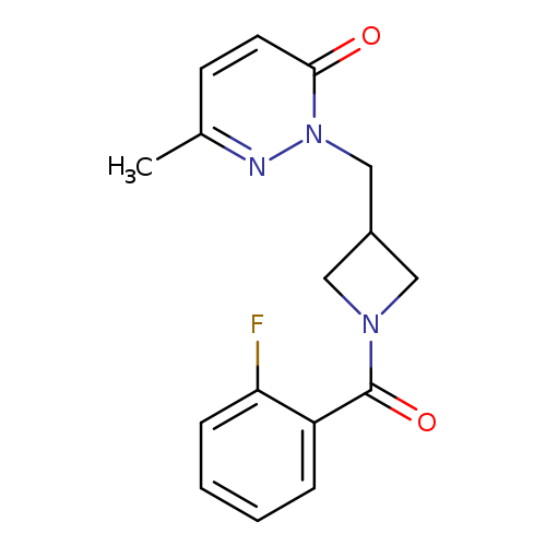 2-{[1-(2-fluorobenzoyl)azetidin-3-yl]methyl}-6-methyl-2,3-dihydropyridazin-3-one