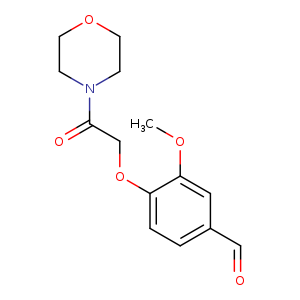 3-Methoxy-4-(2-morpholin-4-yl-2-oxo-ethoxy)-benzaldehyde