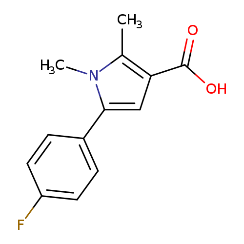 5-(4-Fluorophenyl)-1,2-dimethyl-1h-pyrrole-3-carboxylic acid