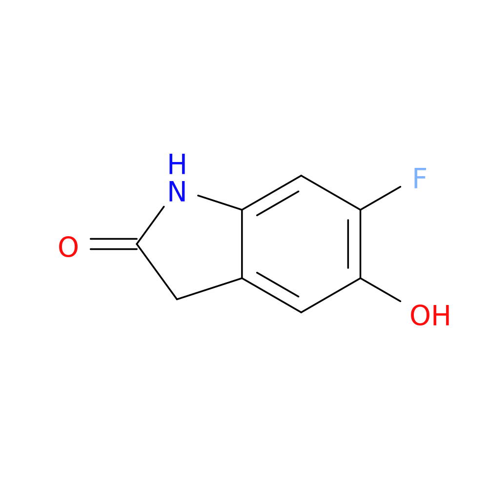 6-fluoro-5-hydroxy-2,3-dihydro-1H-indol-2-one
