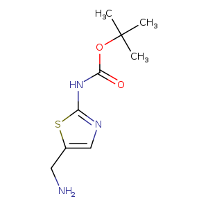 Carbamic acid, [5-(aminomethyl)-2-thiazolyl]-, 1,1-dimethylethyl ester