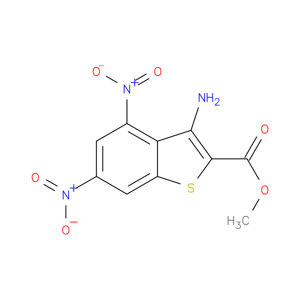 methyl 3-amino-4,6-dinitro-1-benzothiophene-2-carboxylate