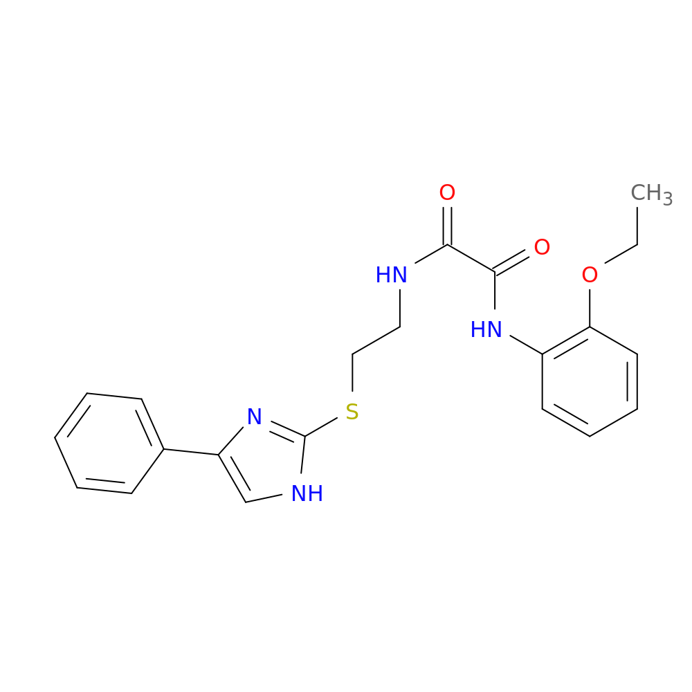 N'-(2-ethoxyphenyl)-N-{2-[(4-phenyl-1H-imidazol-2-yl)sulfanyl]ethyl}ethanediamide
