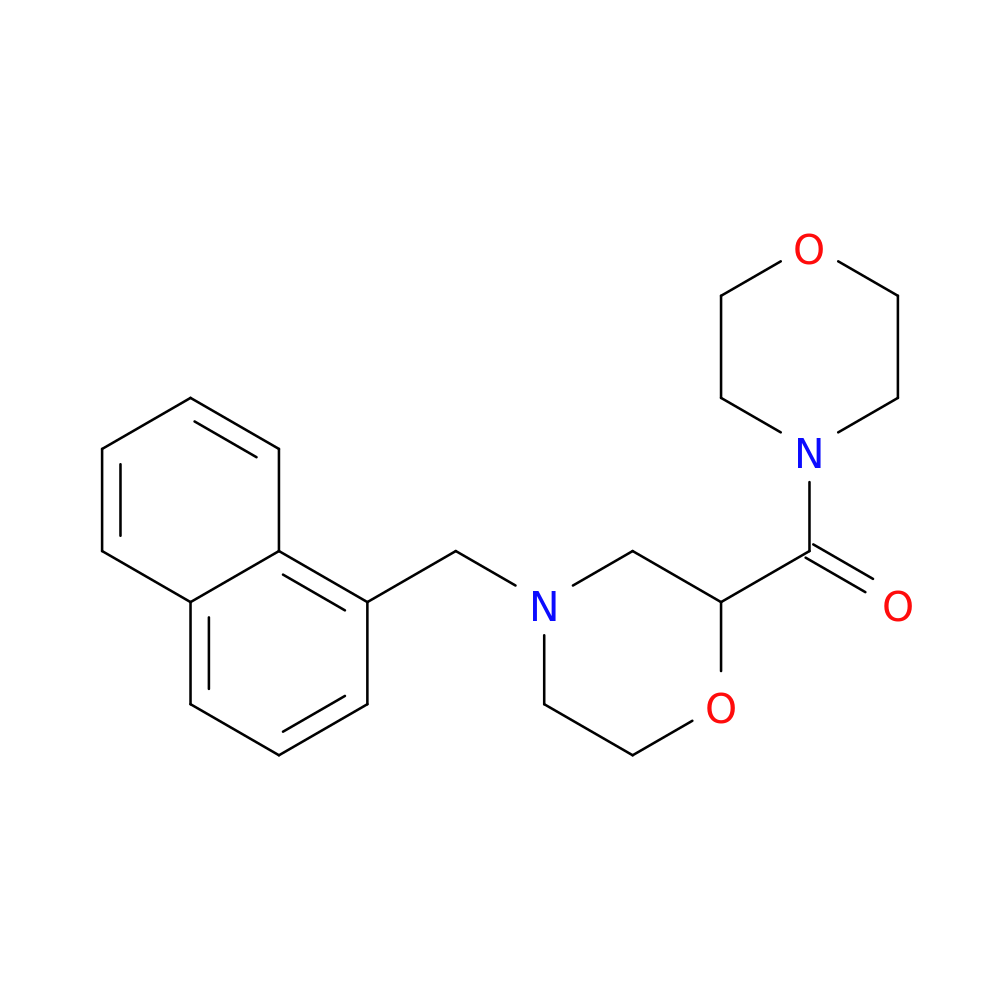 2-(morpholine-4-carbonyl)-4-[(naphthalen-1-yl)methyl]morpholine