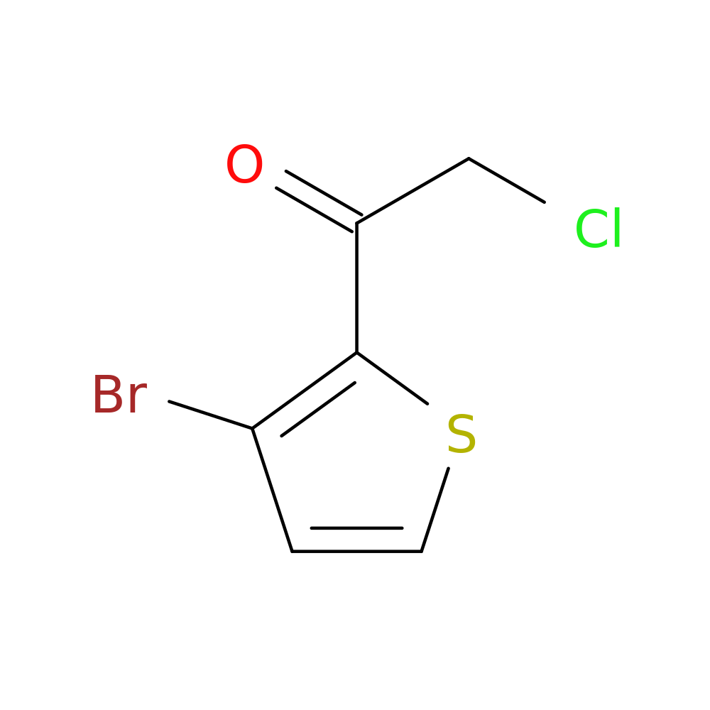 1-(3-bromothiophen-2-yl)-2-chloroethan-1-one
