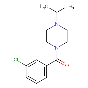 1-(3-chlorobenzoyl)-4-isopropylpiperazine