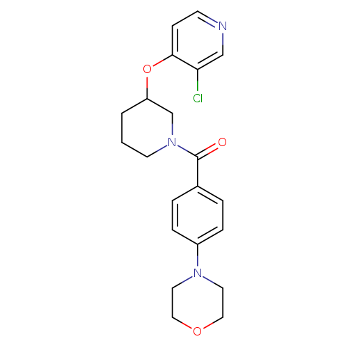 4-(4-{3-[(3-chloropyridin-4-yl)oxy]piperidine-1-carbonyl}phenyl)morpholine